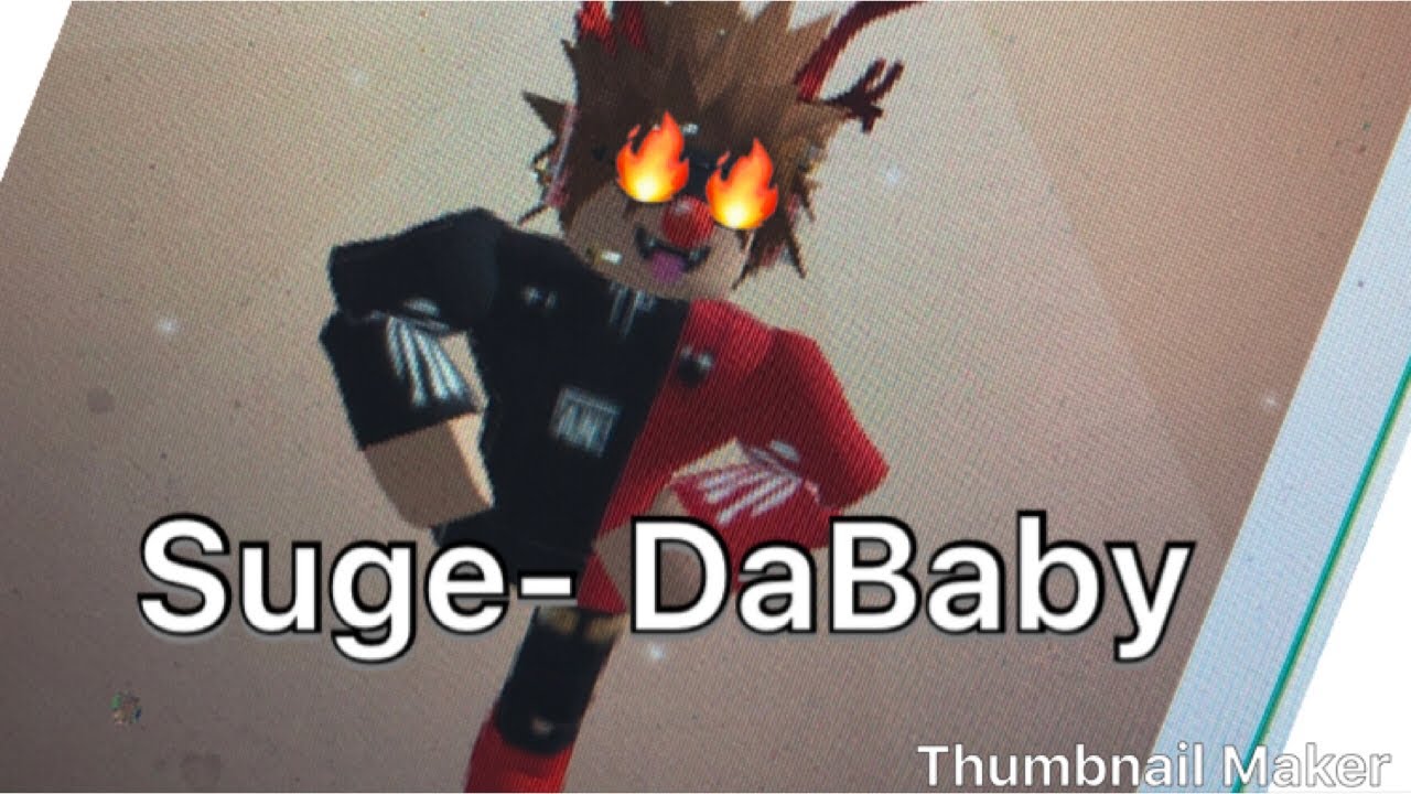 Suge Dababy Roblox Music Video Youtube - suge code for roblox