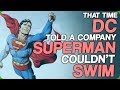 That Time DC Told a Company Superman Couldn't Swim (The Snyder Cut)