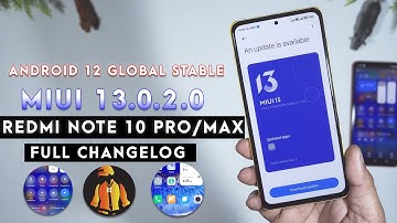 Redmi Note 10 Pro Android 12 MIUI 13.0.2 New update Full changelog | MIUI 13 Redmi Note 10 Pro HINDI
