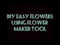 Diy easy flowers using flower maker and woollen threadeasy craft