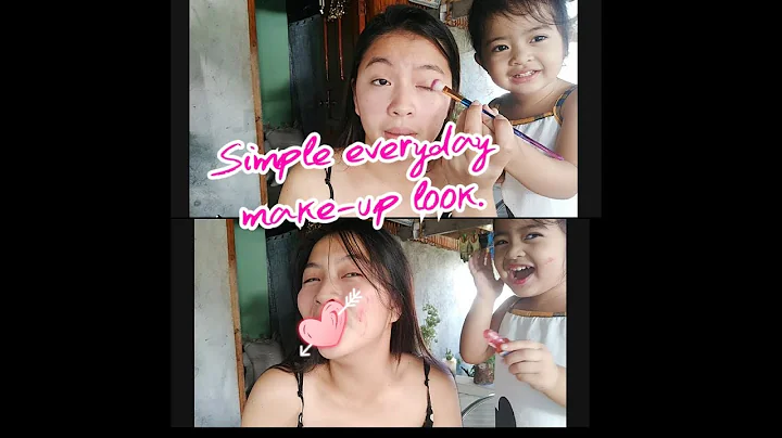 Everyday make-up look. By my daughter.