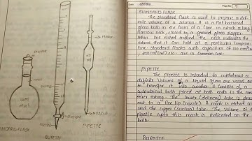 KERALA PLUS ONE & PLUS TWO CHEMISTRY PRACTICAL RECORD.