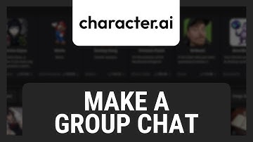 Character AI: How to Make Group Chat (Tutorial)