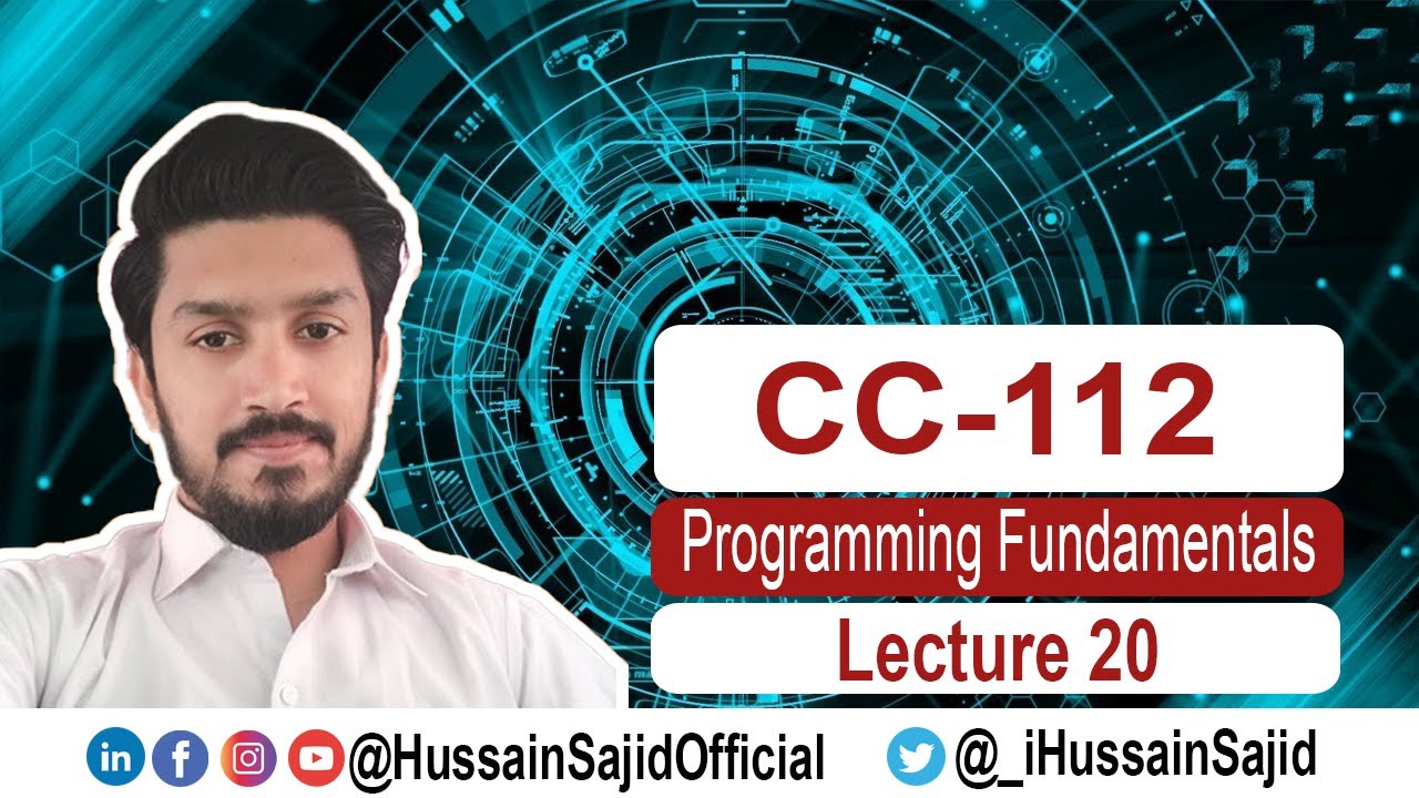 CC-112 Lecture 20 | The IF Statement Programs | Conditions in C++ ...