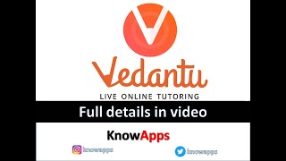 Vedantu: LIVE Learning App | Class 1-12, JEE, NEET | How to Use Vedantu App in Hindi screenshot 1