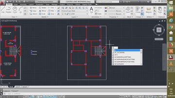 HOW TO  PREPARE CENTER LINE PLAN  USING AUTOCAD
