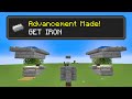 GETTING IRON IN MINECRAFT SUPERFLAT SURVIVAL!