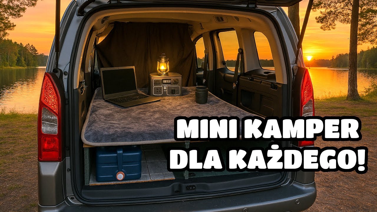 Mini kamper za 2999 zł z darmowym prądem. Jak go zbudowałem?