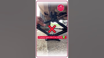 How to place a Car JACK ✅