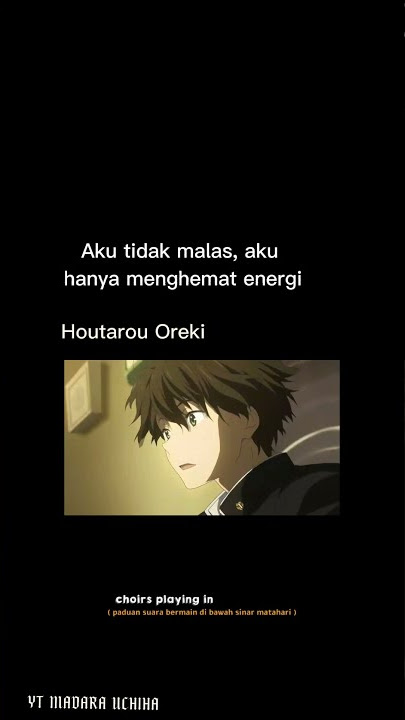story wa houtarou oreki sad