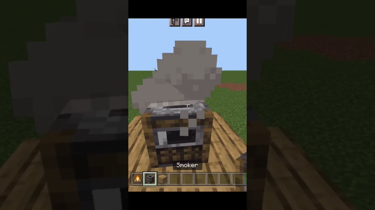 How To Make Smoke Emit From Smoker Minecraft Trick