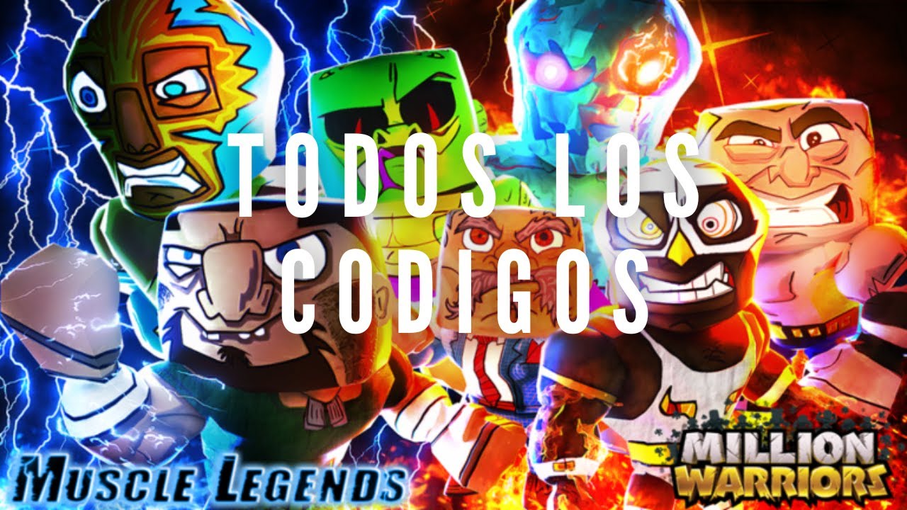 TODOS LOS CÓDIGOS DE MUSCLE LEGENDS ROBLOX - YouTube