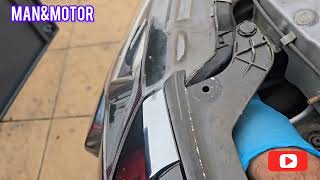 Mitsubishi Outlander 2018 front light Indicator bulb change