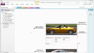 Student Notebook / Section of the OneNote Class Notebook Creator