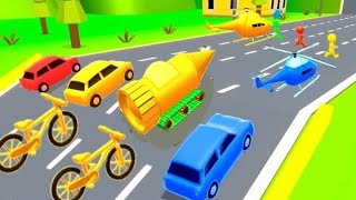 Shape Shifting 3d Satisfying Funny Race New Hyper Causal Game #kingio screenshot 4