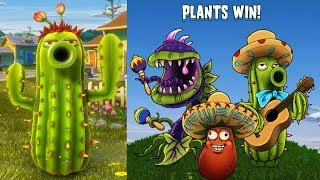 Растения против Зомби 2 Садовая Война - ОБЗОР ПРОСТОГО КАКТУСА [Cactus] 9 из 10