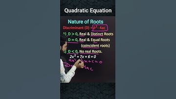 Nature of Roots | Quadratic Equation | #cbse #ncert #icse #quadratic #roots   #katarsinghclasses
