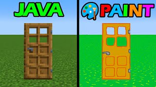 minecraft java vs paint