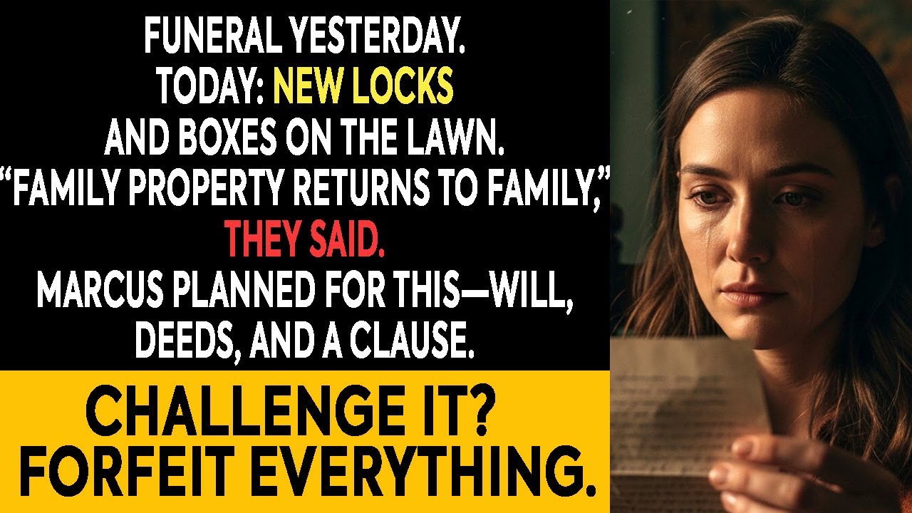 They Changed The Locks After The Funeral — I Changed The Title