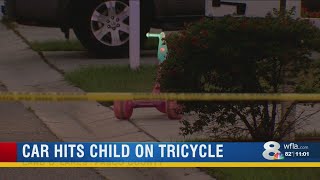 Toddler in critical condition after being struck by car in Land O' Lakes