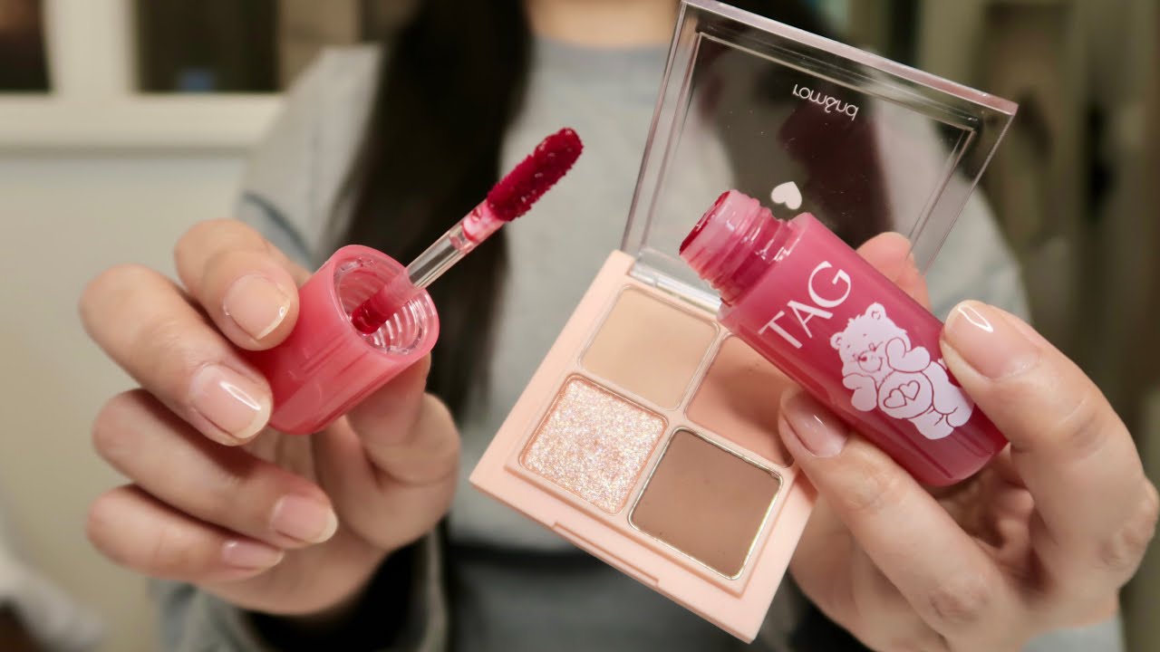 ASMR 1 MINUTE MAKEUP application🩷 fast aggressive