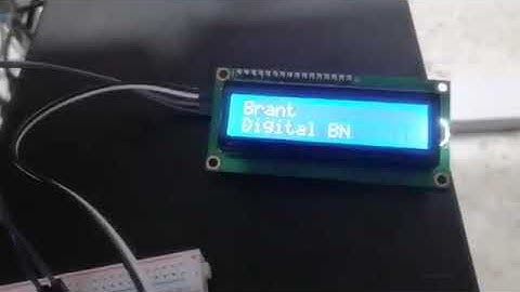 เขียนโปรแกรมแสดงข้อความทางหน้าจอ LCD i2c ด้วย NodeMcu