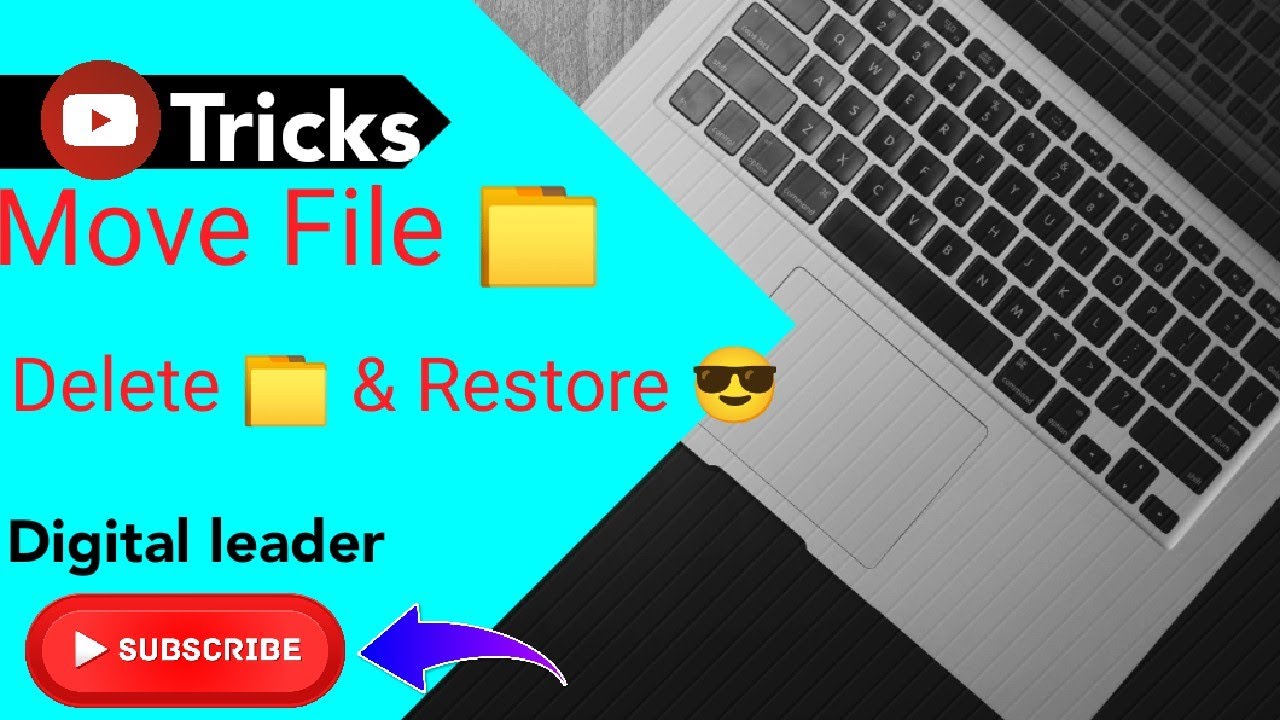 How to move,Delete & Restore file 📁 in computer//कंप्यूटर में फाइल को मूव, डिलीट&रिस्टोर कैसे करें?🤔