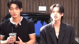 San & Wooyoung driving to Eulwangni 