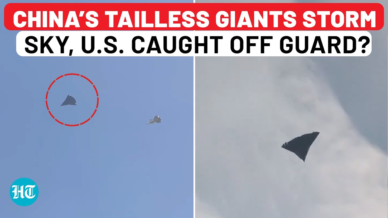 Viral Videos: In Just 24 Hrs, China's 'Tailless' 6th-Gen Fighters ...