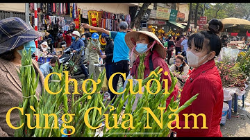 NHỘN NHỊP CẢNH CHỢ TẾT Sáng Cuối Cùng Của Năm . tết Hà Nội 2021