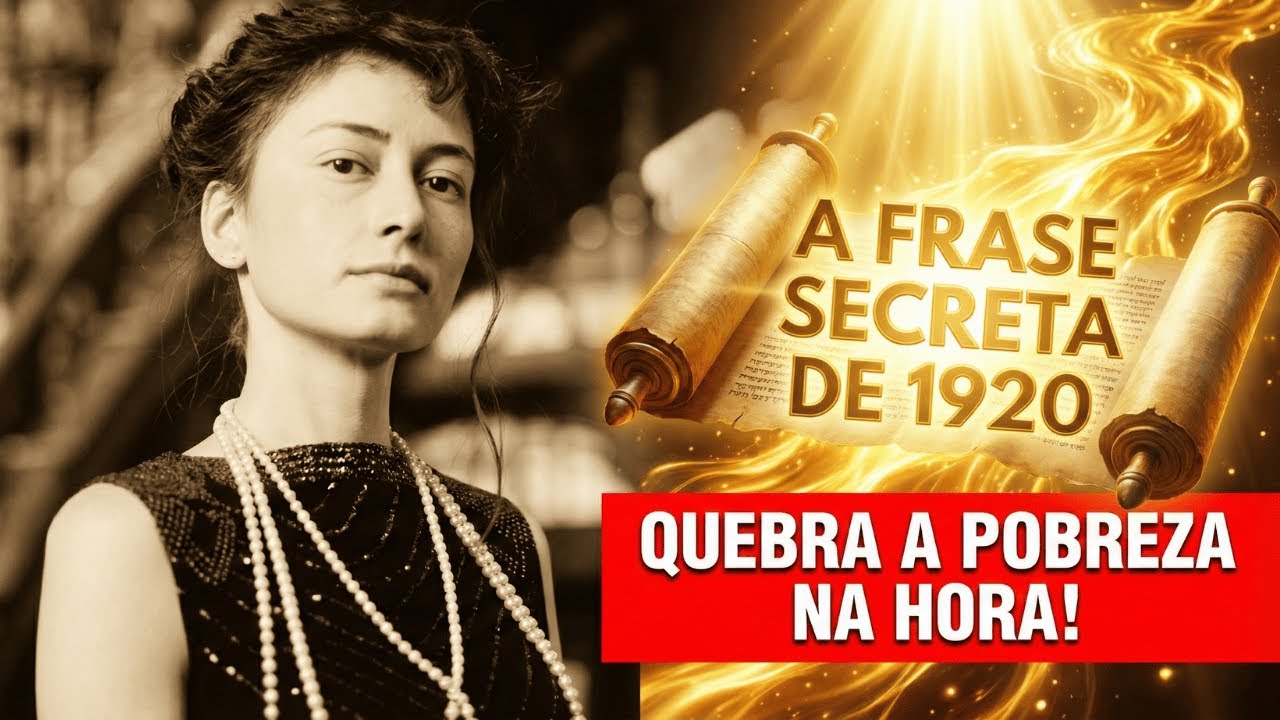 PROIBIDO! A Frase MÁGICA⚡ de Florence Scovel Shinn Que DESTRÓI a Pobreza em 24 HORAS!