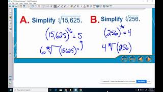 Sec. 7-3 Rational Exponents