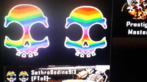 Rainbow Skull v2 Emblem Black Ops 2 Tutorial