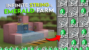 Infinite String and Emerald Farm for Minecraft 1.20.1 (WORKING GLITCH)