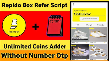 Repido Box Refer Script | Repido Box unlimited Coins Added Script |Repido Box Payment Proof | 😍
