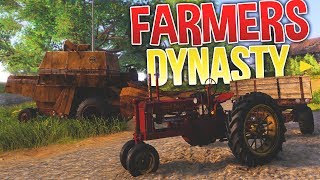 Farmers Dynasty - Hitting on Women & More Machinery! - Farmers Dynasty Gameplay Part 2