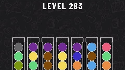 Ball Sort Puzzle Level 283 #ballsortpuzzle #ballsortpuzzlegameplay #puzzlegame #mobilegames