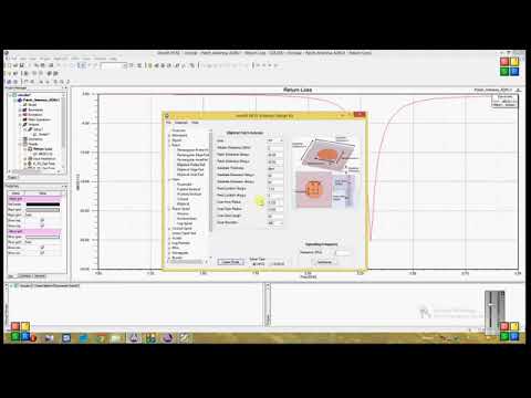 Microstrip Patch Antenna Design using HFSS Programming - YouTube