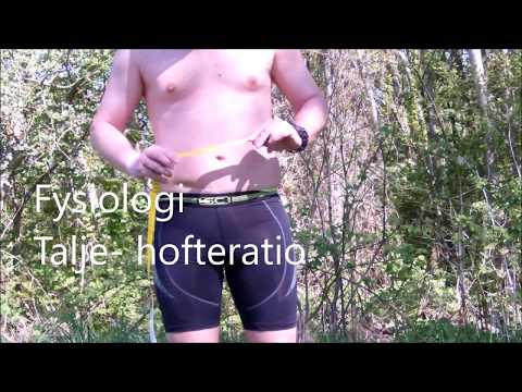 video til Talje-hofte-ratio siger noget om din fedtfordeling (Beregner)