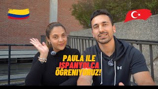 PAULA ILE ISPANYOLCA OGRENIYORUZ ! | WE ARE LEARNING SPANISH WITH PAULA! by Samet Cinar 245 views 7 months ago 3 minutes, 33 seconds