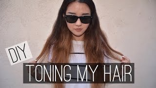 DIY: Toning My Hair | How to Remove Brass Tones