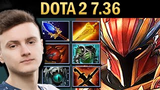 Dragon Knight Gameplay Miracle with 1050 GPM and Radiance - Dota 7.36