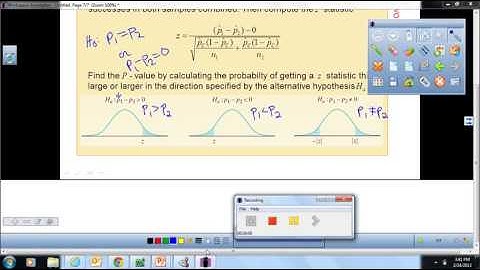 Comparing Two Proportions Part 5