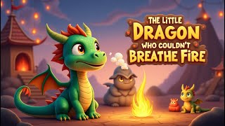 The Little Dragon Who Couldn't Breathe Fire|Heartwarming Bedtime Story for Kids | Animated Storytime