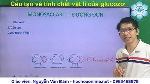 Hợp chất nào có đơn vị cấu trúc là glucôzơ năm 2024