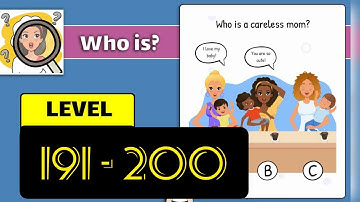 Who Is Imposter Puzzle Game | Level 191 to 200 | Walkthrough