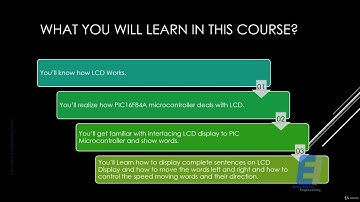 PIC Microcontroller Interfacing with LCD - learn PIC Microcontroller