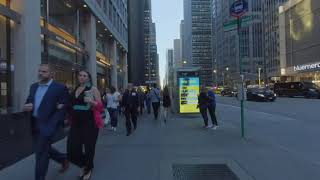 3D VR 180, New York City,  Manhattan, 6th Ave, 54th to 53rd, left side walking tour