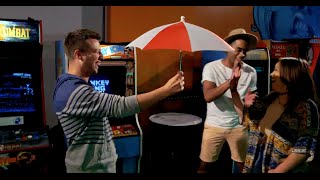 Magician Mat Franco shows BEST CHEAT CODE EVER for Donkey Kong