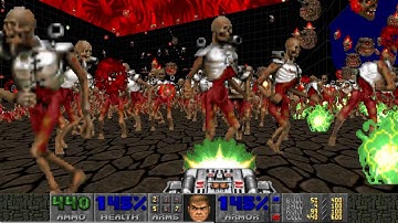 Doom II Dimensions - Map 31 UV-MAX [TAS] in 3:34